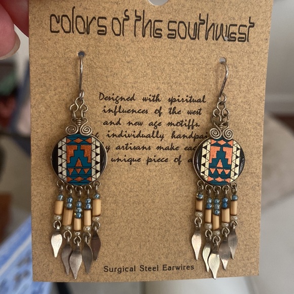 Colors of the Southwest Dangle Earrings - Picture 3 of 5